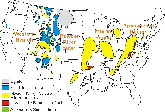 which state produces the most coal